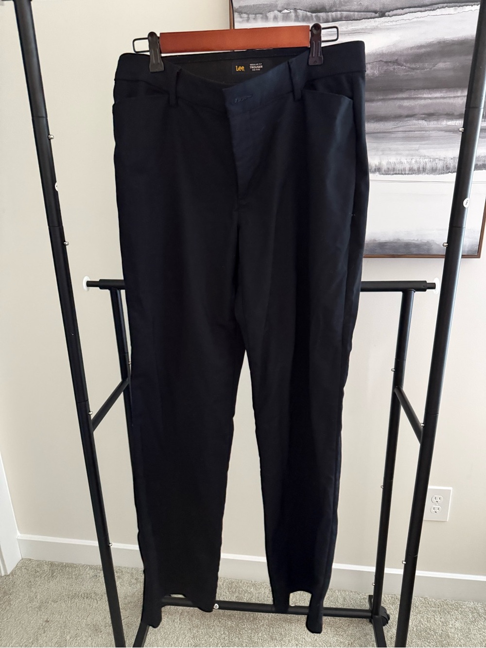 Lee Women's Black Dress Pants - Straight Leg